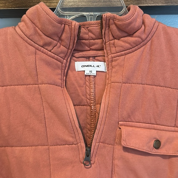 O’Neil Quilted Quarter Zip Pullover Sweatshirt - Picture 2 of 6